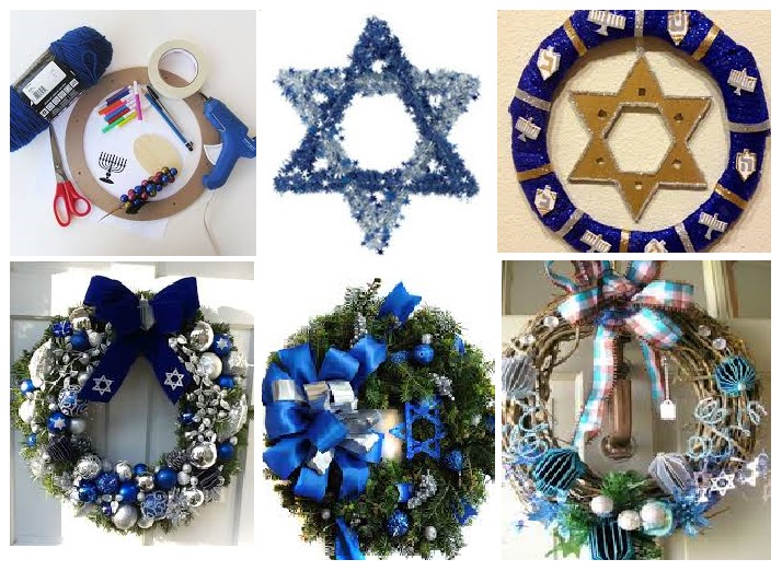 Hanukkah wreath