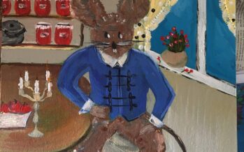 #31 Paintings by Helena-Reet Ennet: “His Highness Mouse the First” (series – painting nr.13), March 2021