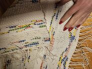 Handmade RAG RUG (kangastelgedel kootud kaltsuvaip) #18