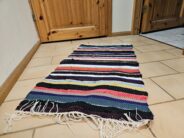 Handmade RAG RUG (kangastelgedel kootud kaltsuvaip) #19