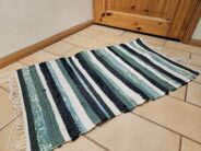 Handmade RAG RUG (kangastelgedel kootud kaltsuvaip) #20